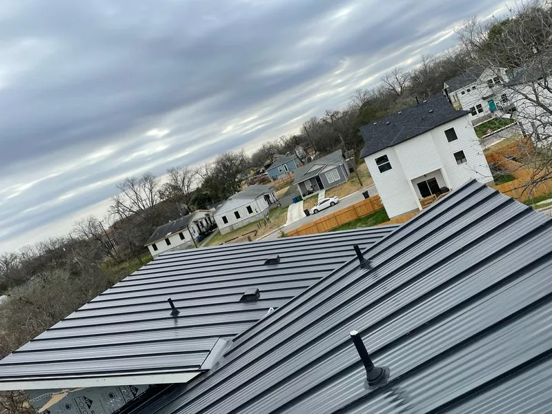 Standing seam metal roof panels with vents for Skylight Repair in Valley Stream
